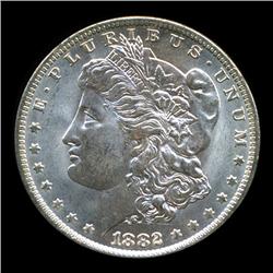 1882O/O Morgan Dollar GEM BU RARE Variety (COI-4521)