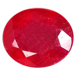 4.6ct Luxurious Oval Cut Blood Red Natural Ruby Mozambique (GEM-10399)