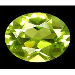 1.13ct Oval Cut Top AAA Lemon Yellow Peridot VVS (GEM-11301)