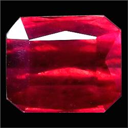 2.66ct Winsome Emerald Cut Red Ruby VS/SI (GEM-11427)