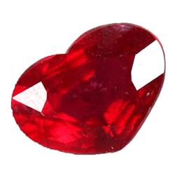 3.30ct Heart Cut Natural Blood Red Ruby VS/SI (GEM-11466)