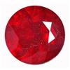 Image 1 : 3.40ct Round Cut Natural Blood Red Ruby Mozambique VS/SI (GEM-11810)