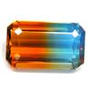 Image 1 : 23.43ct Premium Emerald Cut Bi Color Brazil Citrine FLAWLESS (GEM-12071)