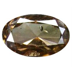 0.23ct Cognac Oval Natural Loose Diamond (GEM-12093)