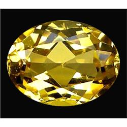 0.94ct Top AAA Oval Yellow Beryl Tanzania VS (GEM-12183)