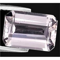 1.95ct Octagon Top AAA White Pink Morganite VVS (GEM-12215)