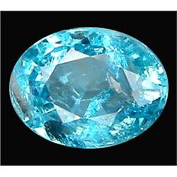 2.37ct Oval Cut Blue Green Natural Apatite VS (GEM-12490)