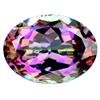 Image 1 : 12.91ct Oval Portuguese Cut Multi Color Mystic Quartz (GEM-12491)
