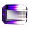 Image 1 : 45.40ct Very Big AAA Bi Color Emerald Cut Amethyst (GEM-12501)