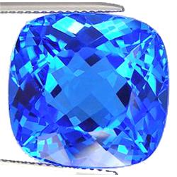 22.80ct   Charming Cushion Cornflower Blue Quartz (GEM-12725)