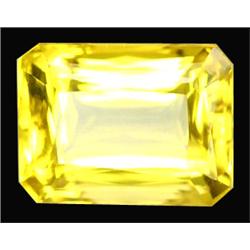 12.70ct AAA Yellow Emerald Cut Citrine (GEM-12817)