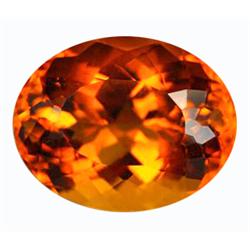 20.10ct Red Orange Oval Cut Citrine (GEM-12841)