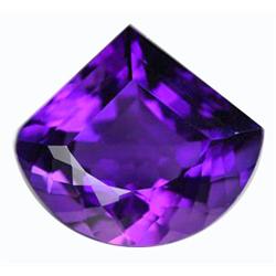 29.45ct AAA Purple Fan Cut Amethyst (GEM-12848)