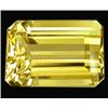 Image 1 : 23.40ct Exquisite Emerald Yellow Citrine FLAWLESS (GEM-13232)