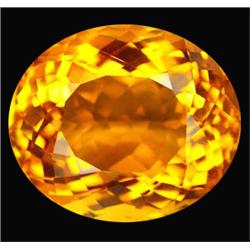 23.95ct Very Rare Cushion Cut Golden Yellow Citrine Gem (GEM-14258)