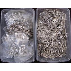 360+ Troy Ounce Lot New Golden Triangle Hilltribe Handmade Sterling Silver Beads and Jewelry Ornamen