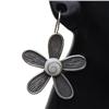 Image 3 : Polished Shell & Sterling Necklace Earrings  (JEW-187)