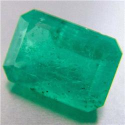 APPRAISED $3402 BRIGHT Natural Green Colombian Emerald 1.89ct (JEW-402)