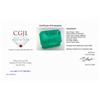 Image 3 : APPRAISED $3402 BRIGHT Natural Green Colombian Emerald 1.89ct (JEW-402)