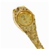 Image 3 : 10K Gold Ladies Geneve Nugget Watch Retail $1350 (WAT-041)