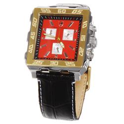 New Lamborghini Mens Tank Watch Retail $2995 (WAT-082)