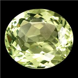 12.35ct Neon Green Amethyst Cushion Shape VVS (GEM-14539)