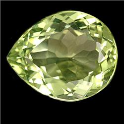 13.51ct Awesome Green Amethyst Pear Shape VVS (GEM-14541)