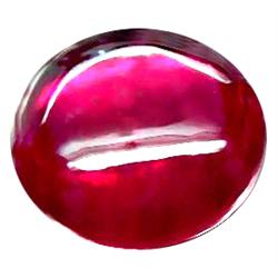 1.90ct Top Red Natural Ruby Madagascar Round Cabochon (GEM-14575)