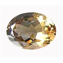 17.4ct Lovely Oval Champagne Imperial AAA Topaz FLAWLESS (GEM-14605A)