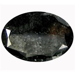 1.6ct Jet Black Natural Rose Cut Diamond (GEM-14697A)