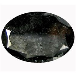 1.6ct Jet Black Natural Rose Cut Diamond (GEM-14697B)