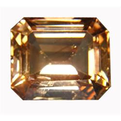 12.4ct Fabulous Golden Copper Color Imperial Topaz Gem FLAWLESS (GEM-14698)