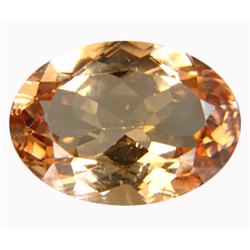 13.65ct Attractive Oval Shaped Natural Imperial Topaz FLAWLESS (GEM-14700)