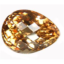 53ct Museum Huge Pear Shape Natural Imperial Topaz FLAWLESS (GEM-14705)