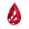 Image 1 : 17.6ct Briolette Top Red Topaz (GEM-14854B)