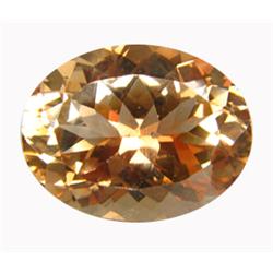 31.3ct Hi End Top Fire Natural Imperial Champagne Topaz FLAWLESS (GEM-14895)