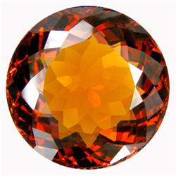 35.20ct Very Flashing Round Cut Madeira Citrine (GEM-14912)