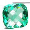 Image 1 : 33.50ct Flashing Green Amethyst Cushion Checker Cut  (GEM-14923)