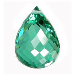 17.5ct Excellent Green Amethyst Briolette (GEM-14928B)