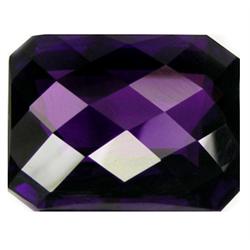 39.55ct Exceptional Octagon Check Purple Amethyst (GEM-15004)