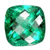 Image 1 : 38.15ct Flashing Cushion Checker Cut Green Amethyst (GEM-15062)