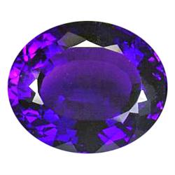 20.10ct Awesome  Purple African Amethyst Oval Gem  (GEM-15068)