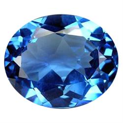 23.35ct Sparkling London Blue Topaz Oval Gem (GEM-15071)