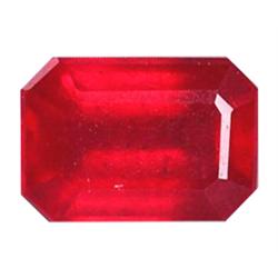 1.40ct Awesome Pink Red Octagon Cut Natural Ruby (GEM-15170)