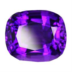 27.60ct Top Purple Cushion Cut Amethyst (GEM-15187)