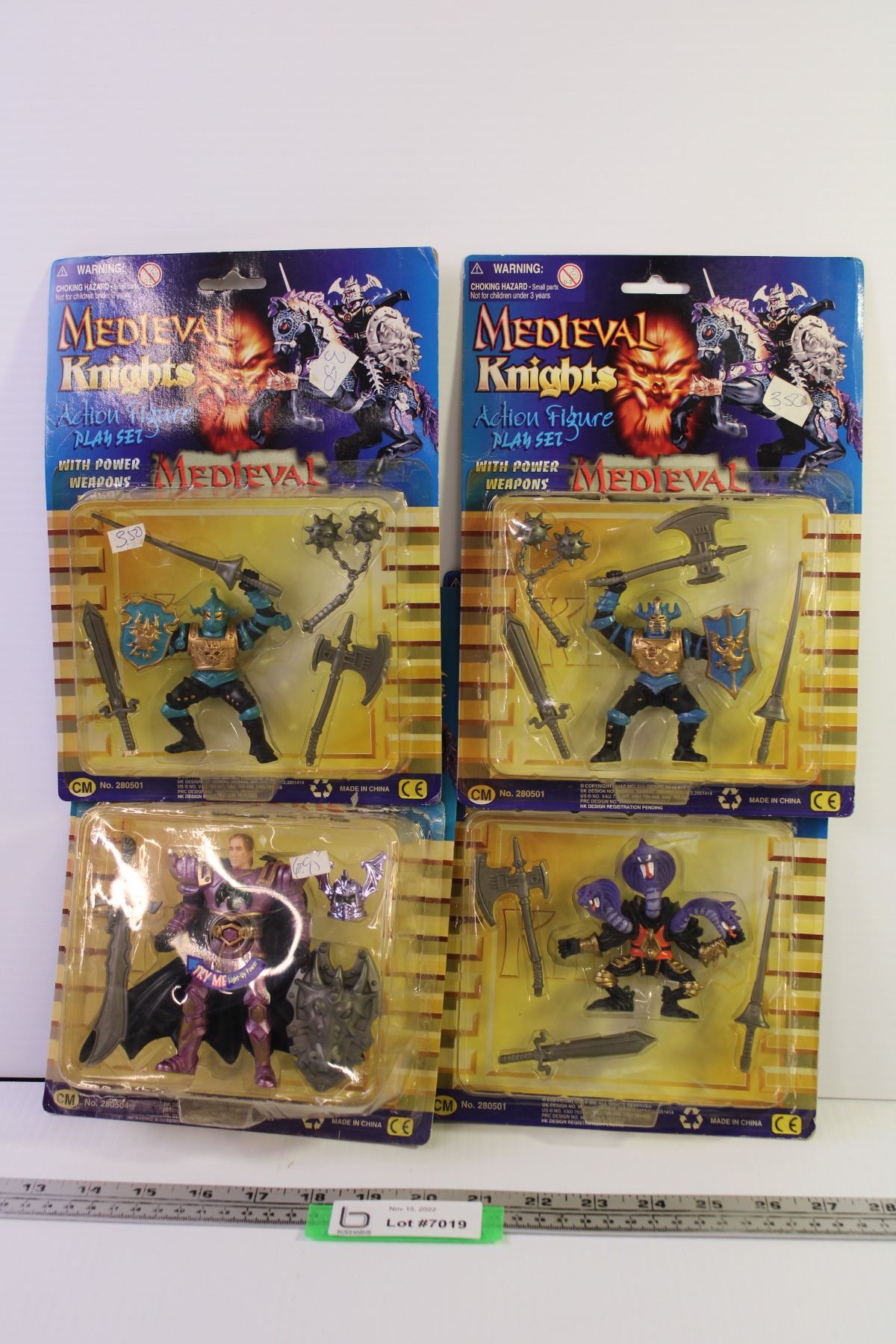 (4) Medieval Knights Toys - Bodnarus Auctioneering