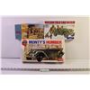 Image 1 : (3) Model Kits (Monty’s Humber 1:32, Russian Field Car Gaz67B 1:35, and 88mm Gun Flak 18 1:72)