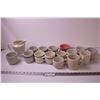 Image 1 : (14) Medalta Cups + Medalta Pitcher + Cream Dish