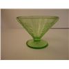 Image 3 : (2) Vintage Uranium Glass Parfait Dishes