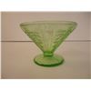 Image 4 : (2) Vintage Uranium Glass Parfait Dishes